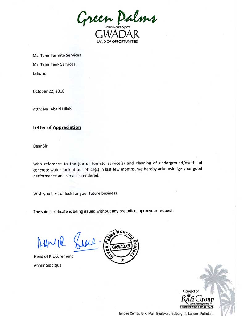 Gwadar certificate