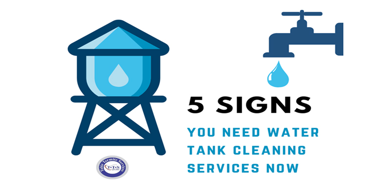 Know when its tomes to clean your water tank 